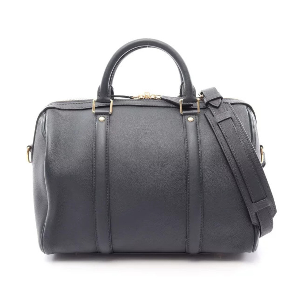 Louis Vuitton SC Bag Handbag Leather Parnassa Navy Blue